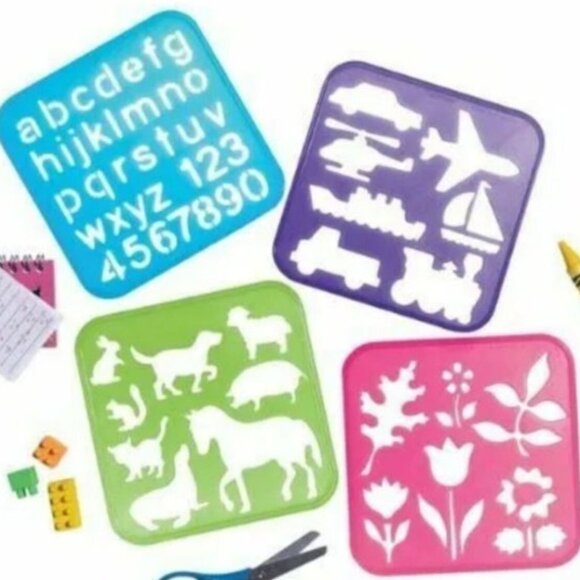 Vintage 8pc Tupperware stencil set - Picture 1 of 2